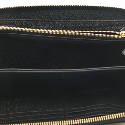 Louis Vuitton Empreinte Monogram Giant Zippy Wallet Black Beige 5 of 8