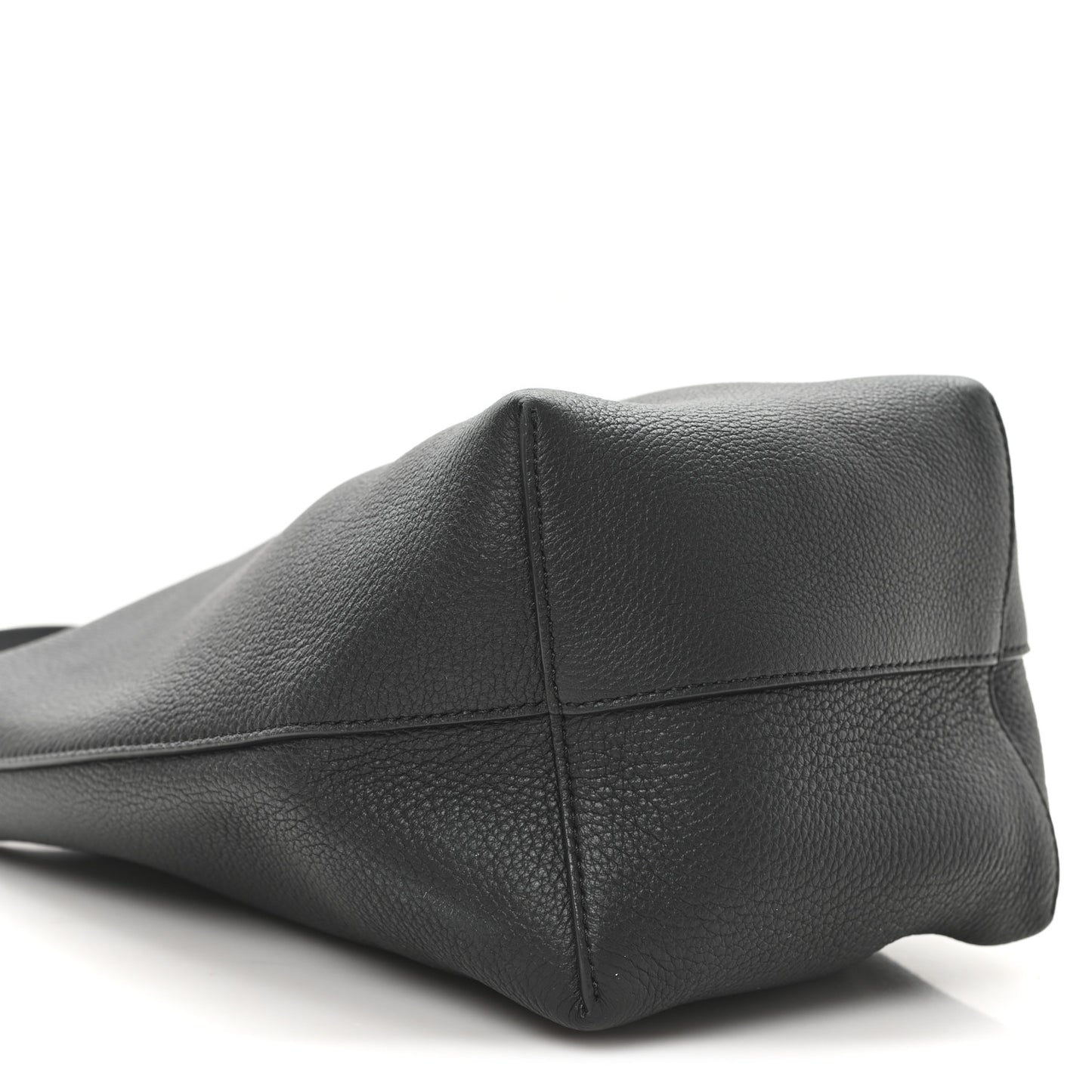 Grained Calfskin Small N/S Park Tote Black