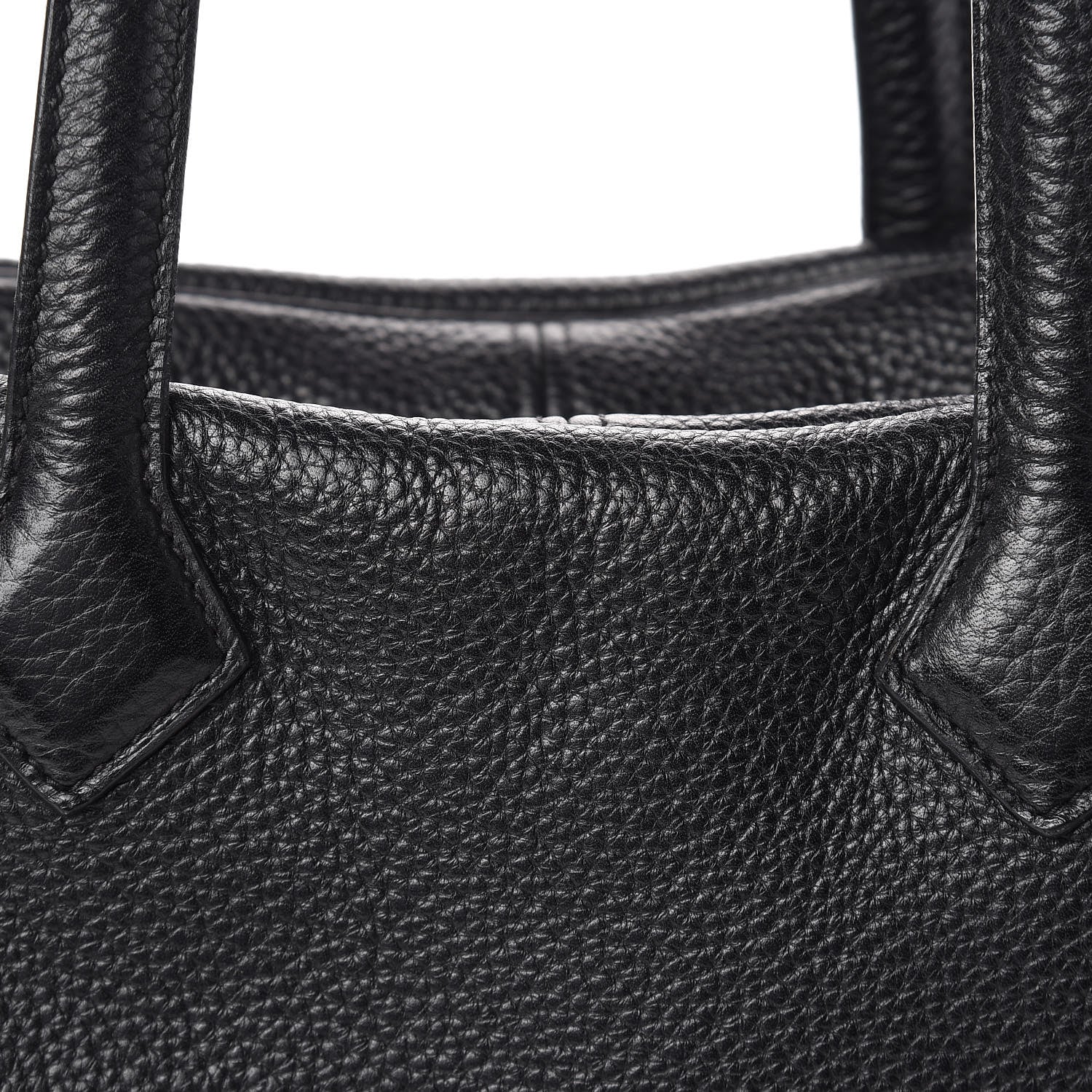 Hermes Taurillon Clemence Victoria II 35 Black 7 of 10