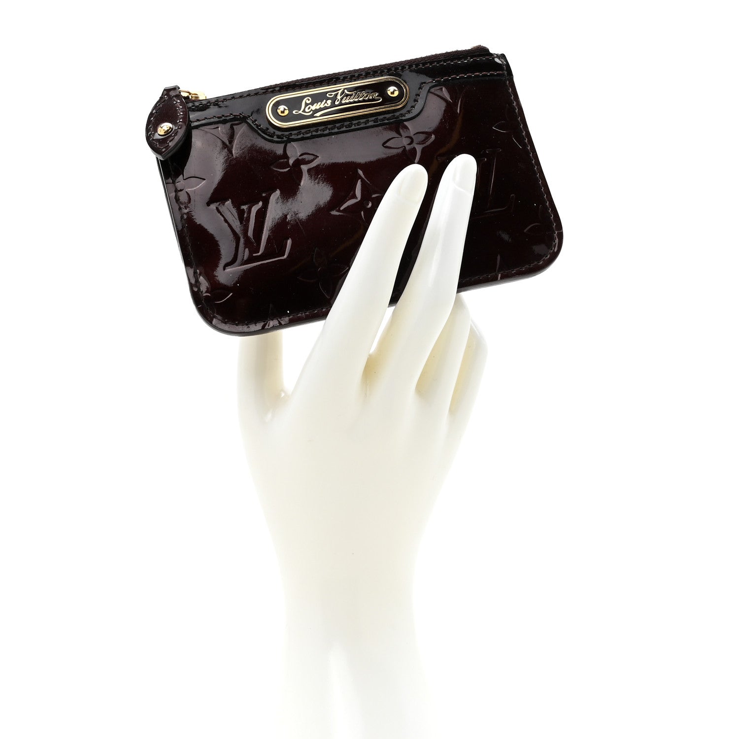 Louis Vuitton Vernis Key Pouch Amarante 2 of 6