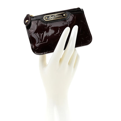Louis Vuitton Vernis Key Pouch Amarante 2 of 6