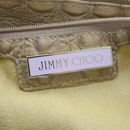 Jimmy Choo Moc Crocodile Embossed Leather Medium Rhea 9 of 10