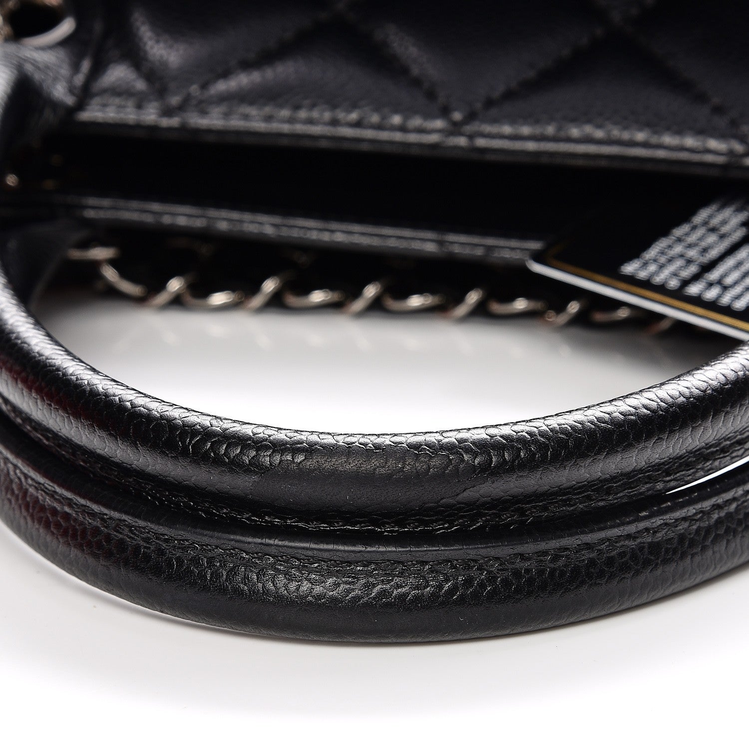 Chanel Soft Caviar CC Medium Top Handle Tote Black 14 of 14