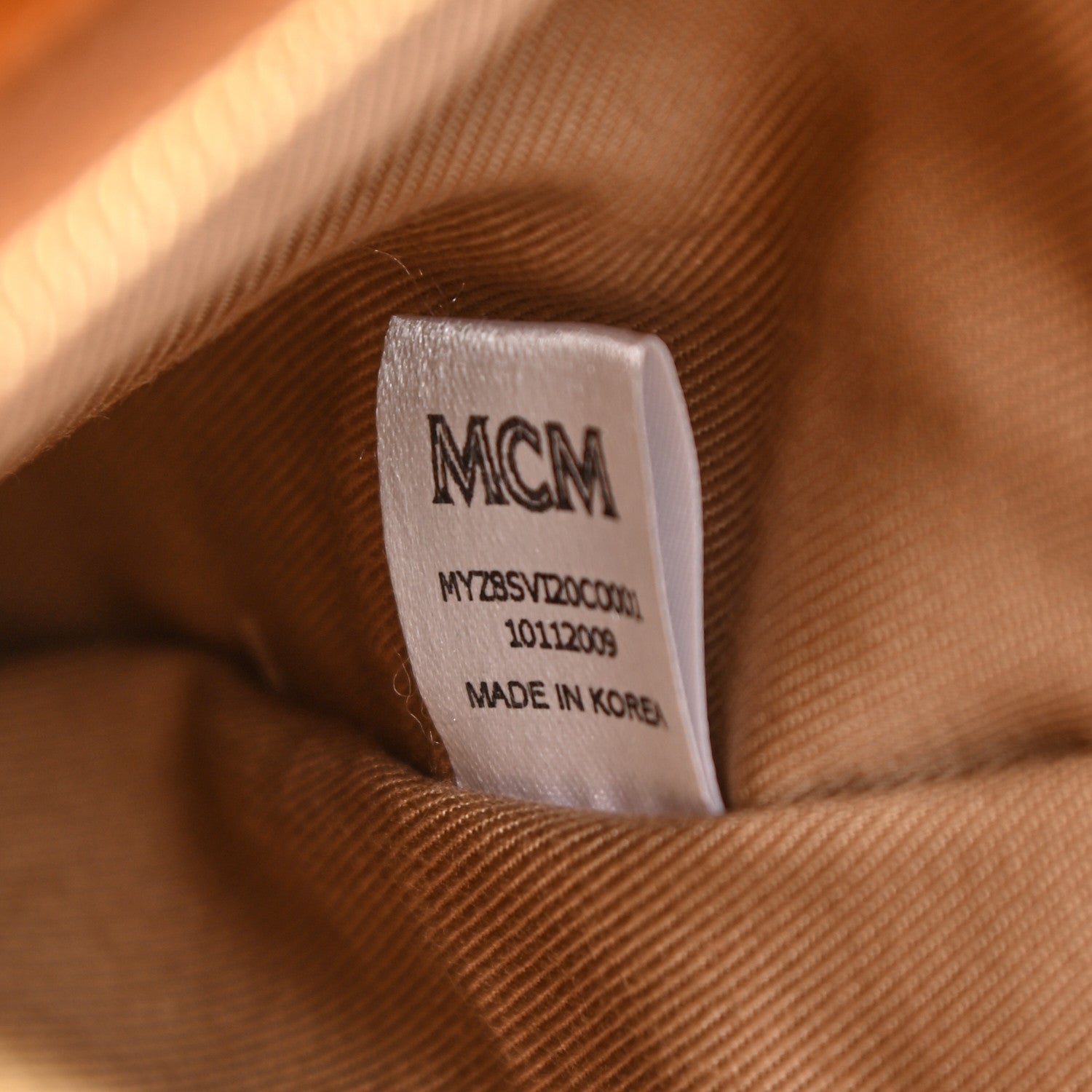 MCM Visetos Medium Crossbody Pouch Cognac 7 of 10