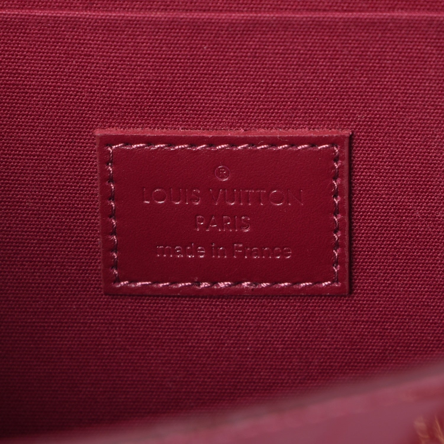 Louis Vuitton Vernis Felicie Chain Wallet Magenta 10 of 11