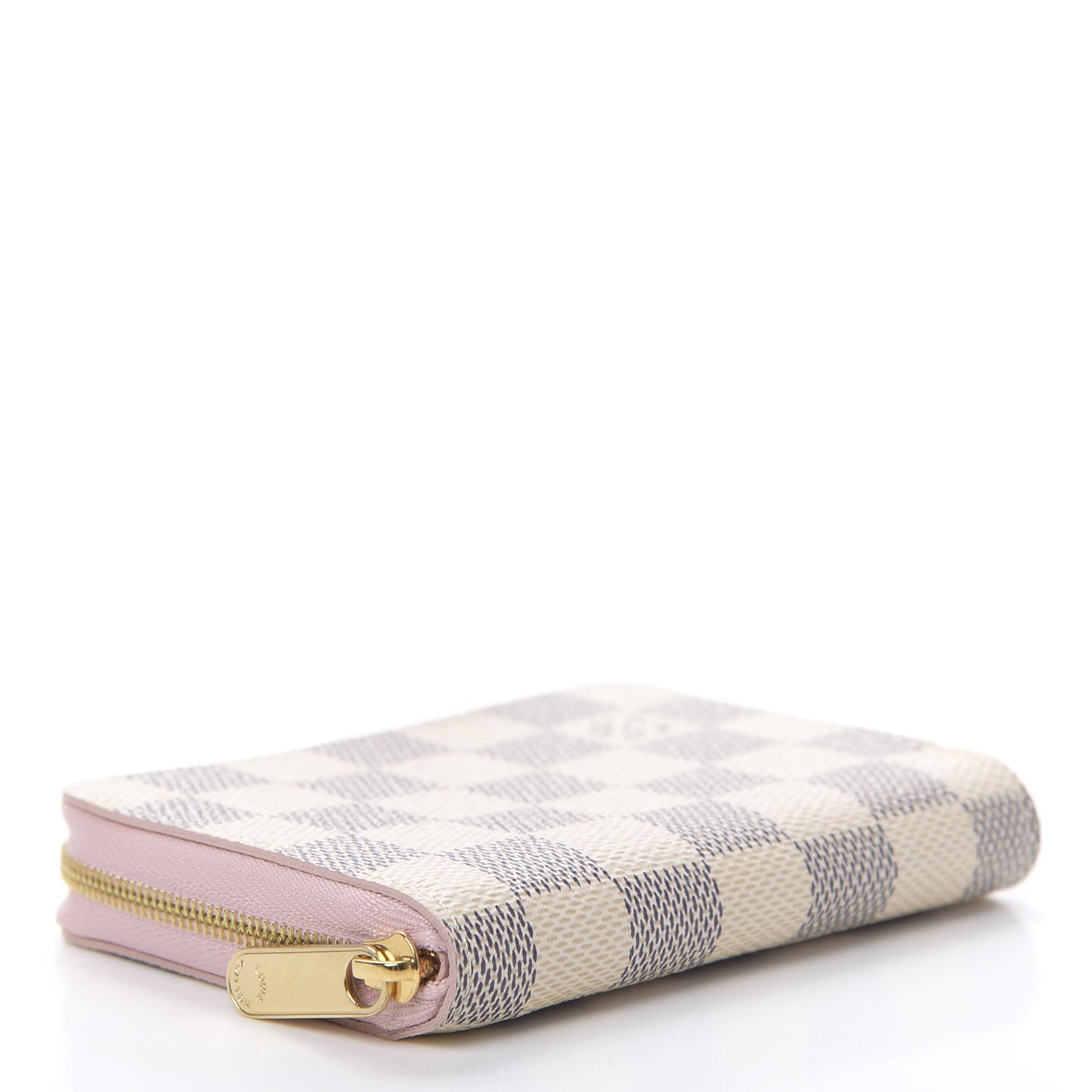 Damier Azur Zippy Coin Purse Rose Ballerine