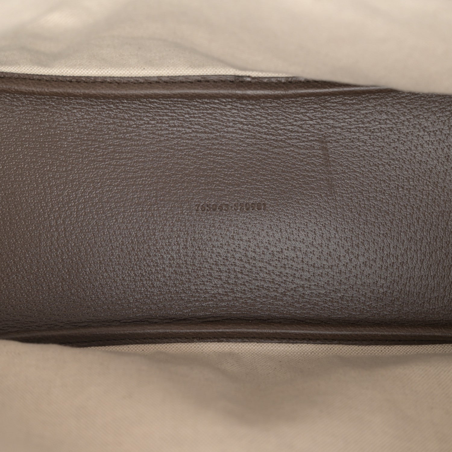 Gucci GG Supreme Monogram Textured Calfskin Small Ophidia Shoulder Tote Bag Beige Ebony New Acero 5 of 11