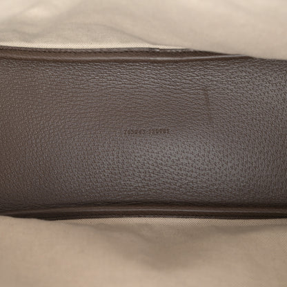 Gucci GG Supreme Monogram Textured Calfskin Small Ophidia Shoulder Tote Bag Beige Ebony New Acero 5 of 11