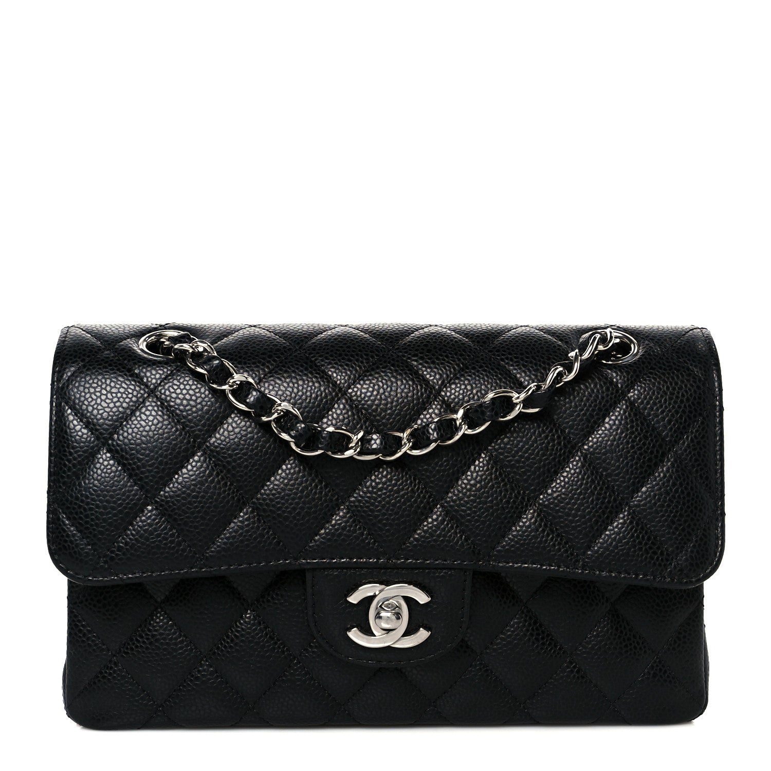 Chanel Caviar Quilted Small Double Flap Black 1 of 11