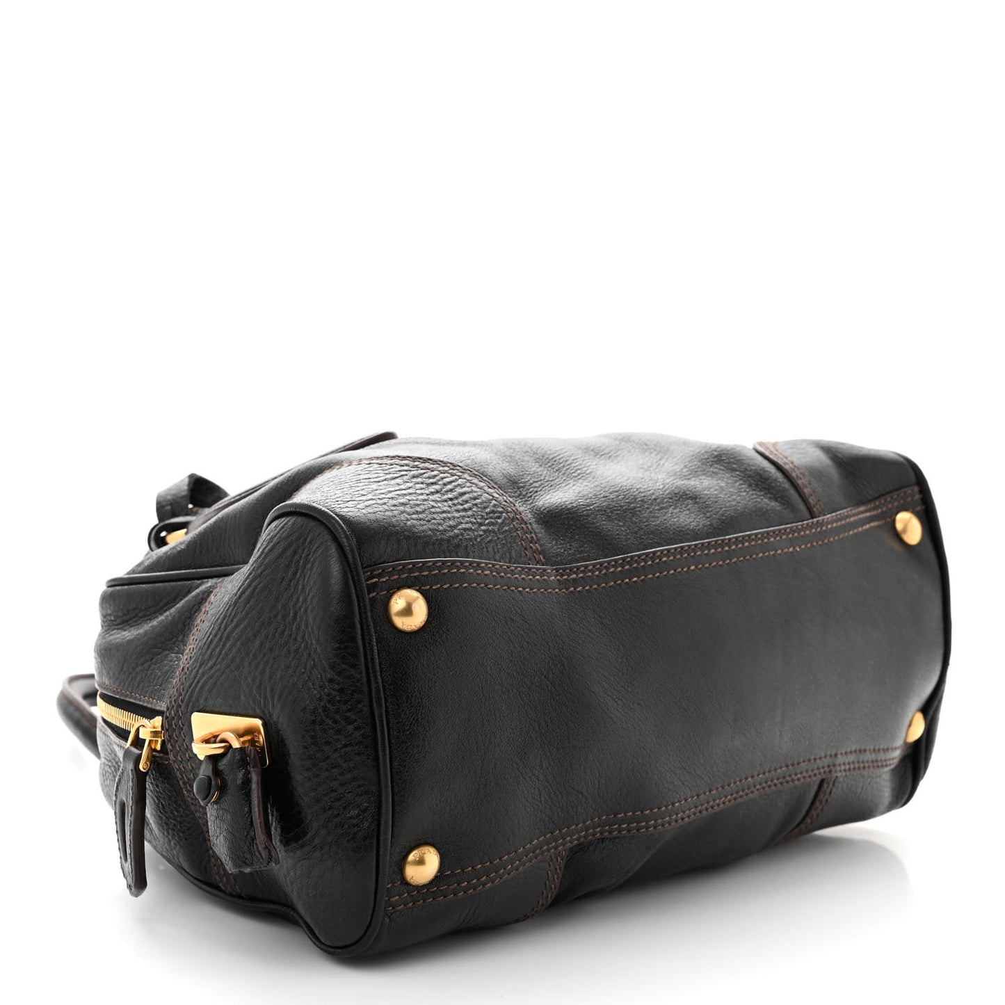 Cervo Animalier Shoulder Bag Black