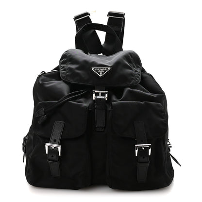 Prada Re-Nylon Saffiano Medium Backpack Black 1 of 12