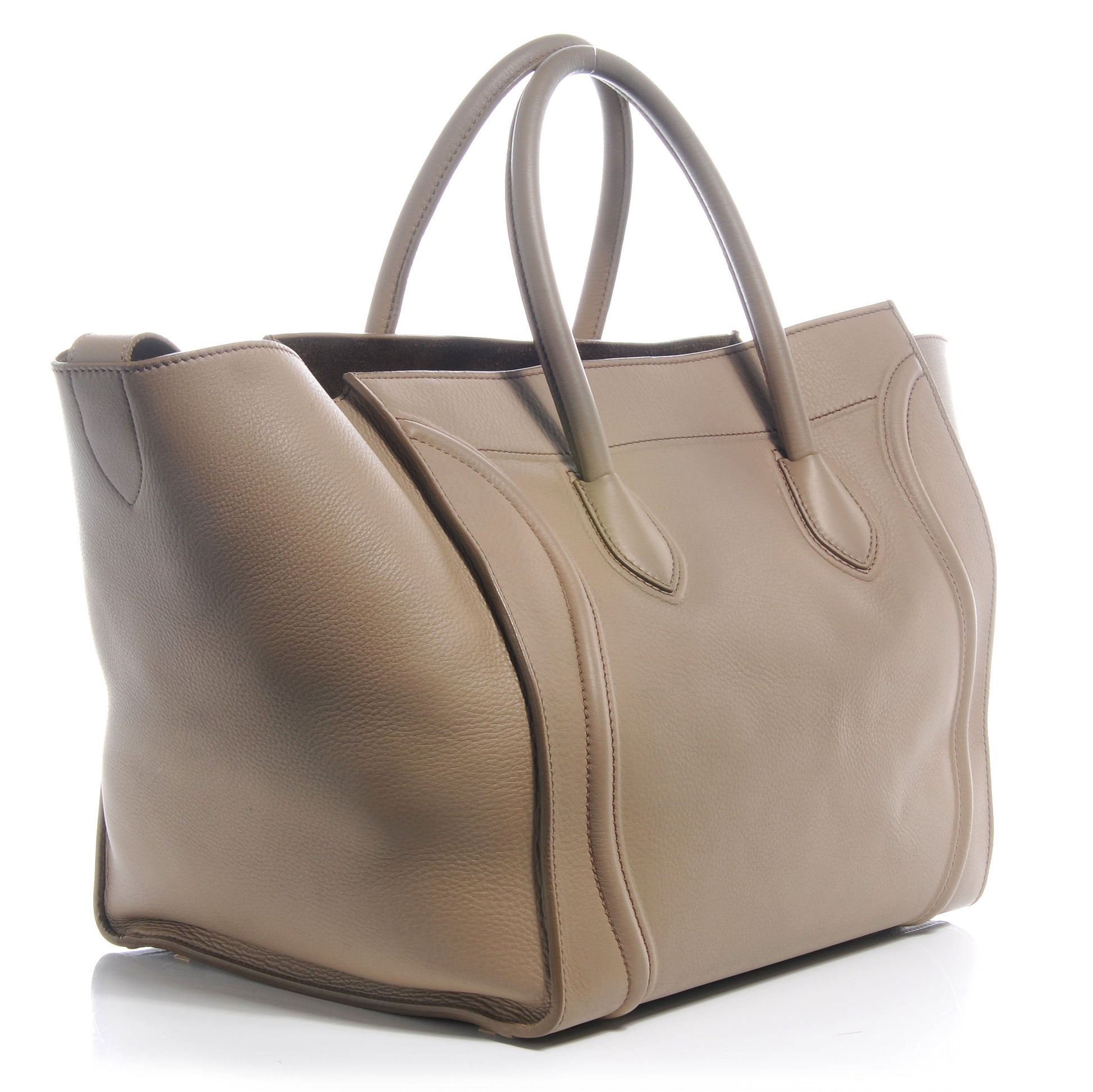 Celine Smooth Calfskin Large Phantom Luggage Dune 3 of 7