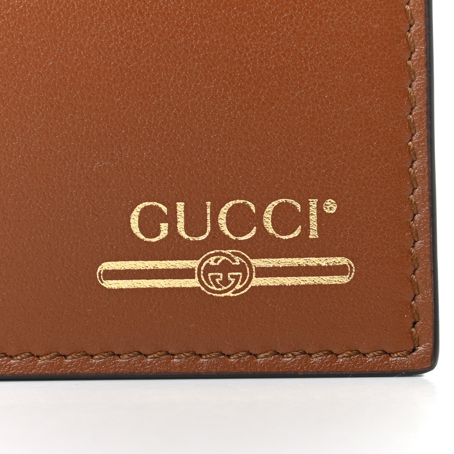 Gucci Plutone Calfskin Logo Bi-Fold Wallet Cuir 6 of 8