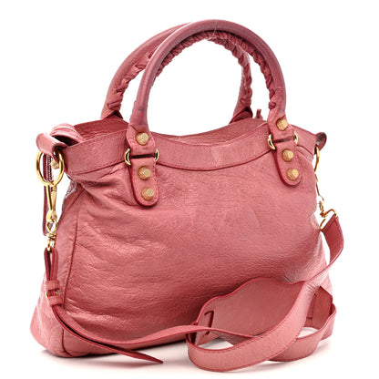 Balenciaga Agneau Giant 12 Gold Hardware Town Rose Bombon Raspberry 4 of 15