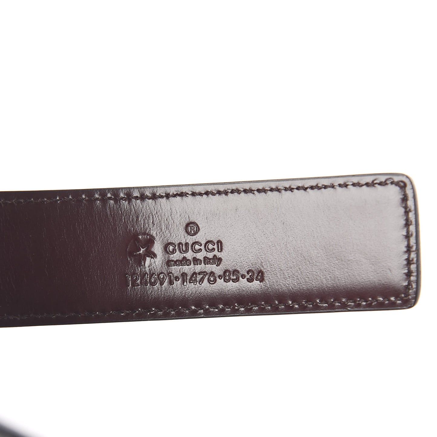 Calfskin G Logo Belt 85 34 Black