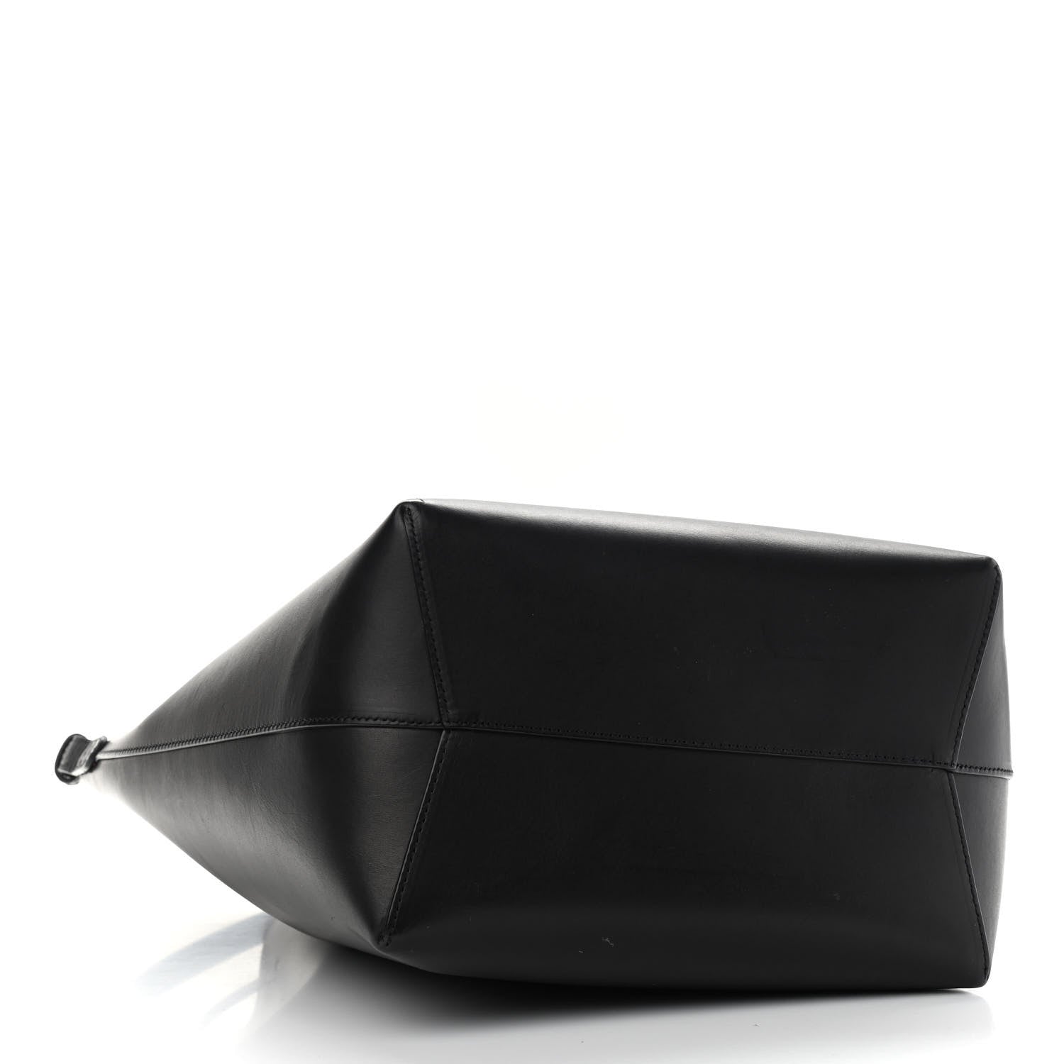 Mansur Gavriel Vegetable Tanned Calfskin Bucket Bag Black Flamma 5 of 11
