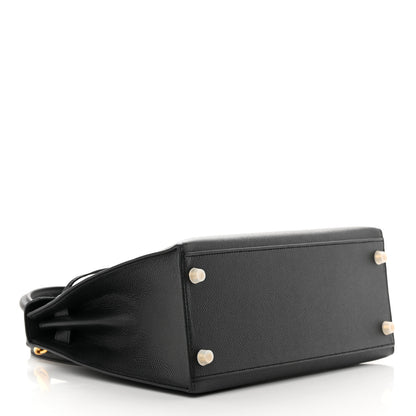 Hermes Epsom Kelly Sellier 28 Black 4 of 13