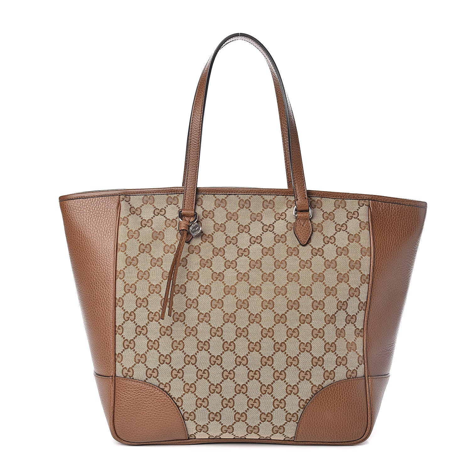 Gucci Monogram Medium Bree Zippered Tote Beige Tabacco 1 of 10