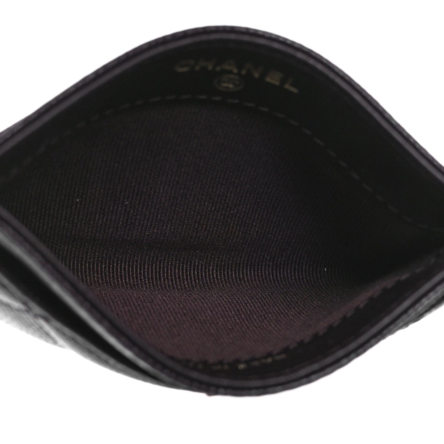 Chanel Caviar Quilted Card Holder Dark Brown 5 of 10