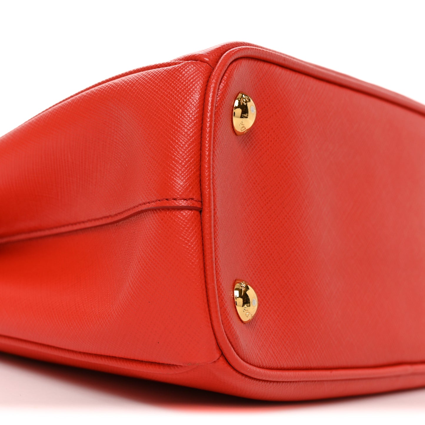 Saffiano Mini Galleria Double Zip Tote Lacca