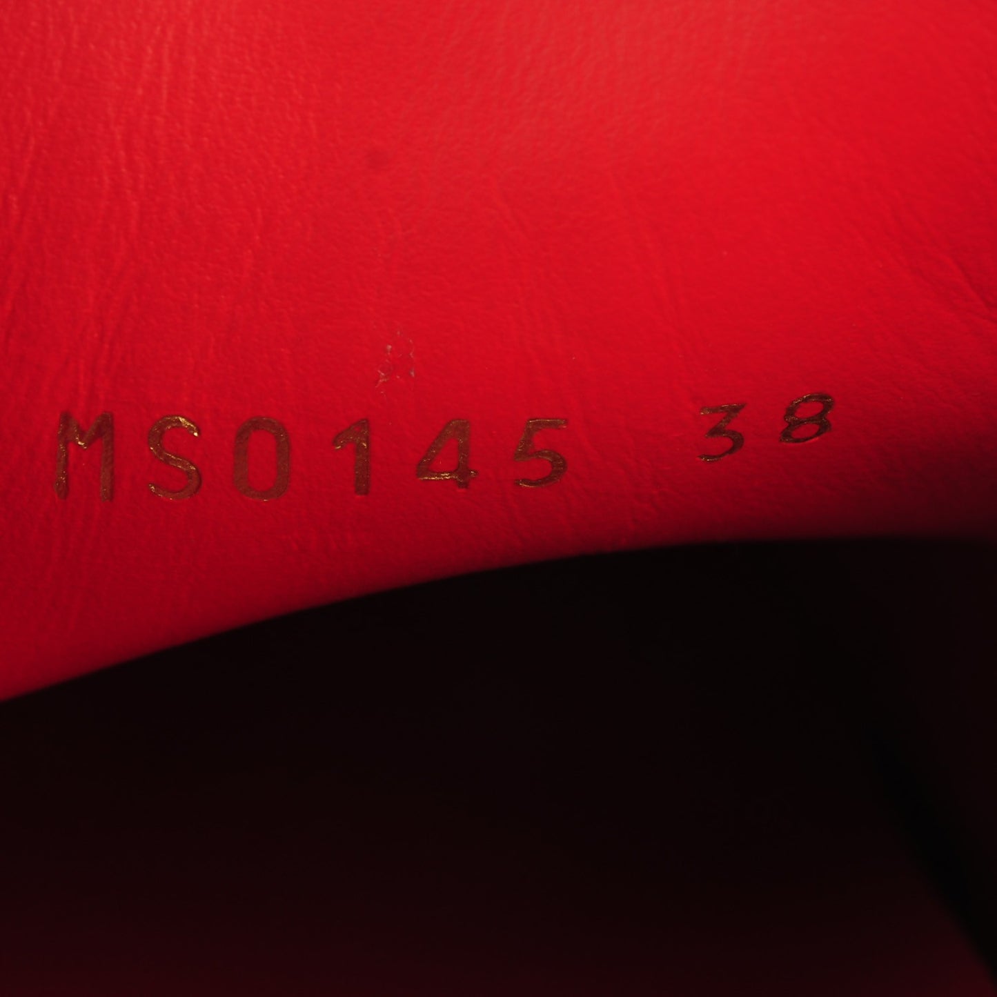 Patent Calfskin Frontrow Sneakers 38 Rouge