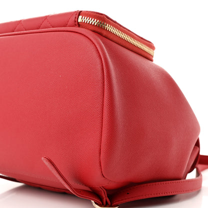 Chanel Caviar Quilted Business Affinity Backpack Red 10 of 10