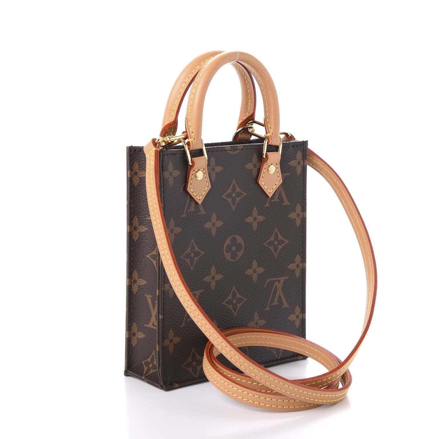 Louis Vuitton Monogram Petit Sac Plat 2 of 9