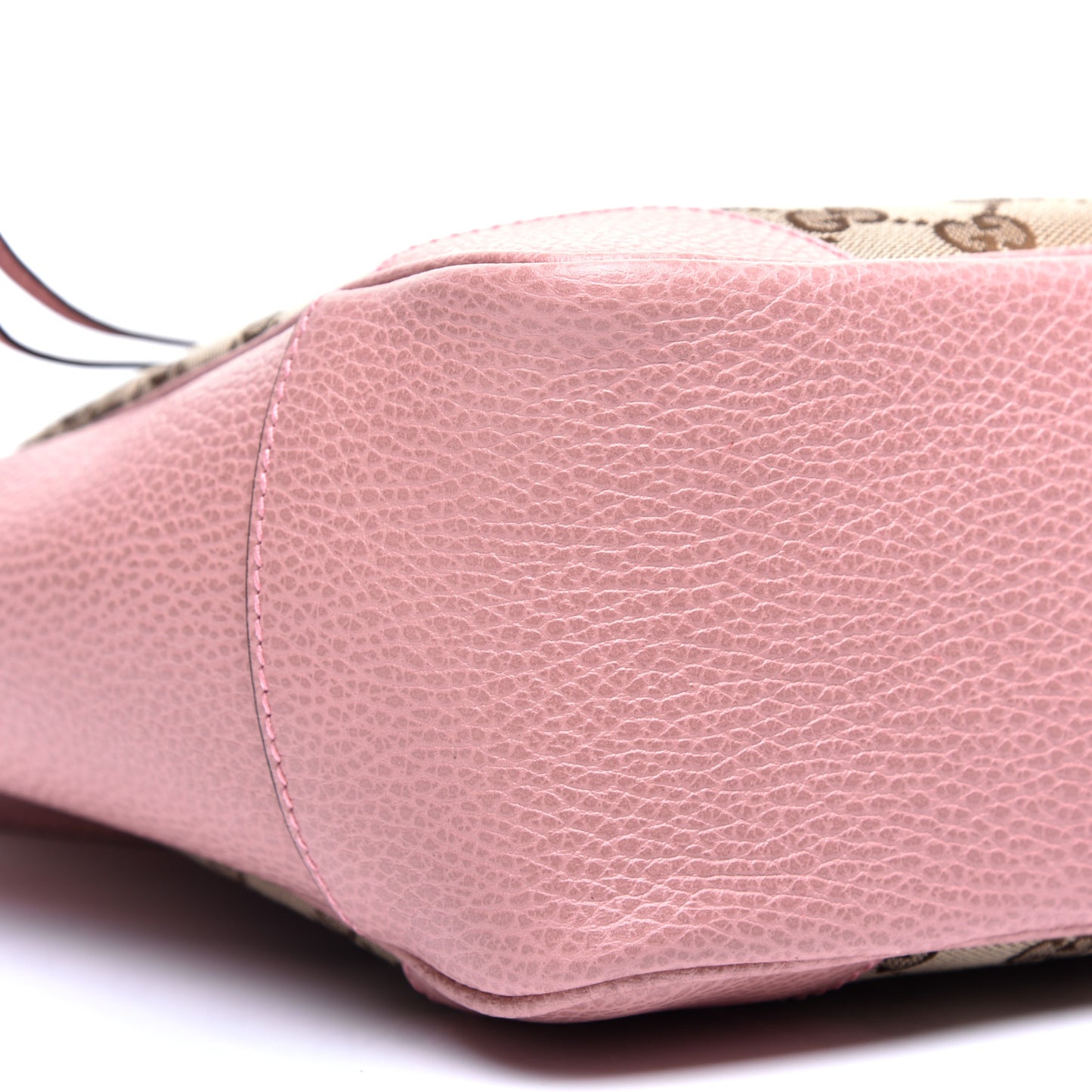 Monogram Small Bree Tote Beige Soft Pink