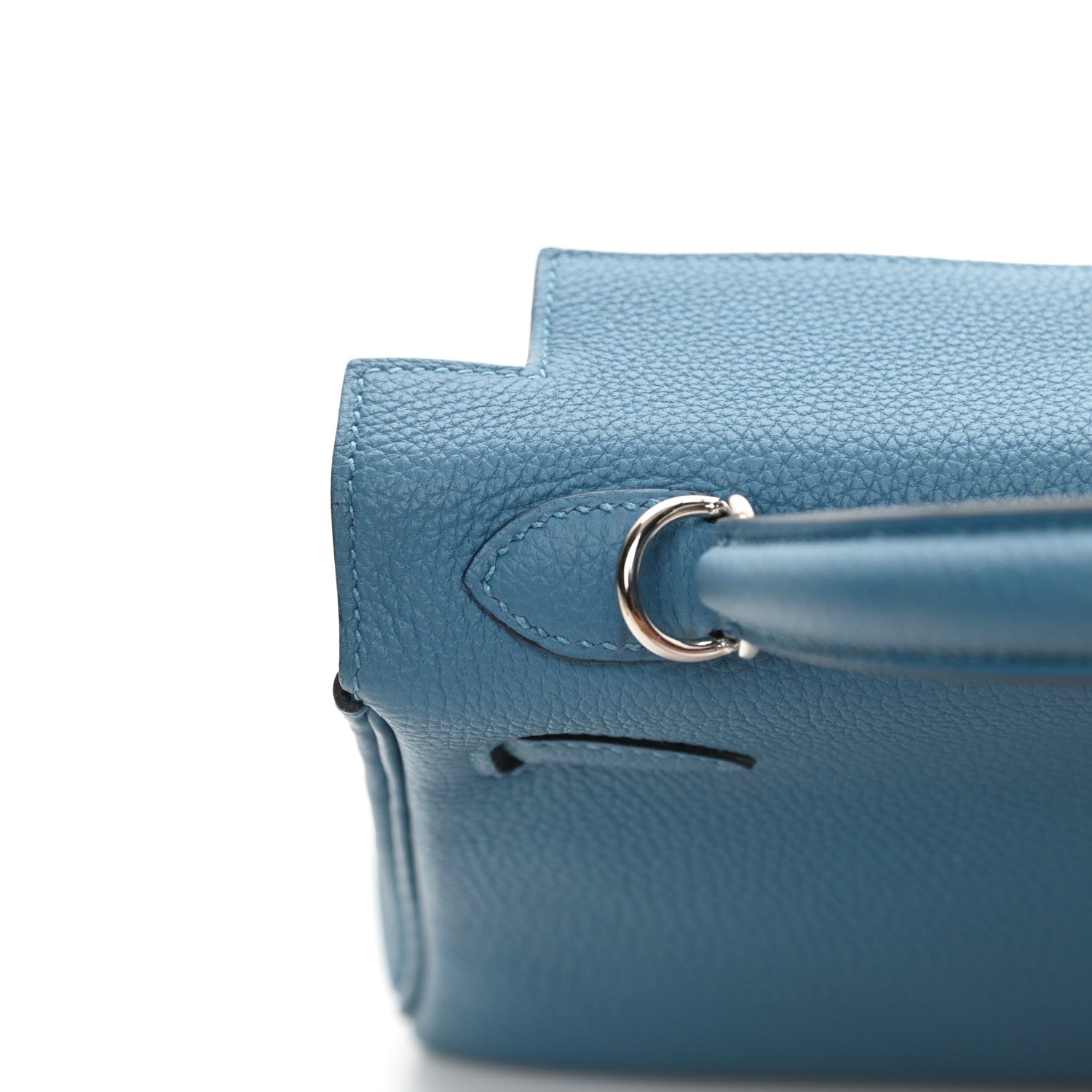 Hermes Togo Kelly Retourne 25 Azur 8 of 36