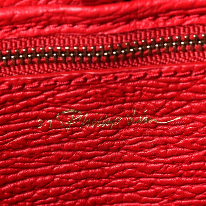 3.1 Phillip Lim Textured Calfskin Mini Pashli Satchel Red 6 of 9