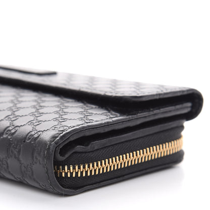 Gucci Soft Microguccissima Continental Zip Wallet Black 9 of 13