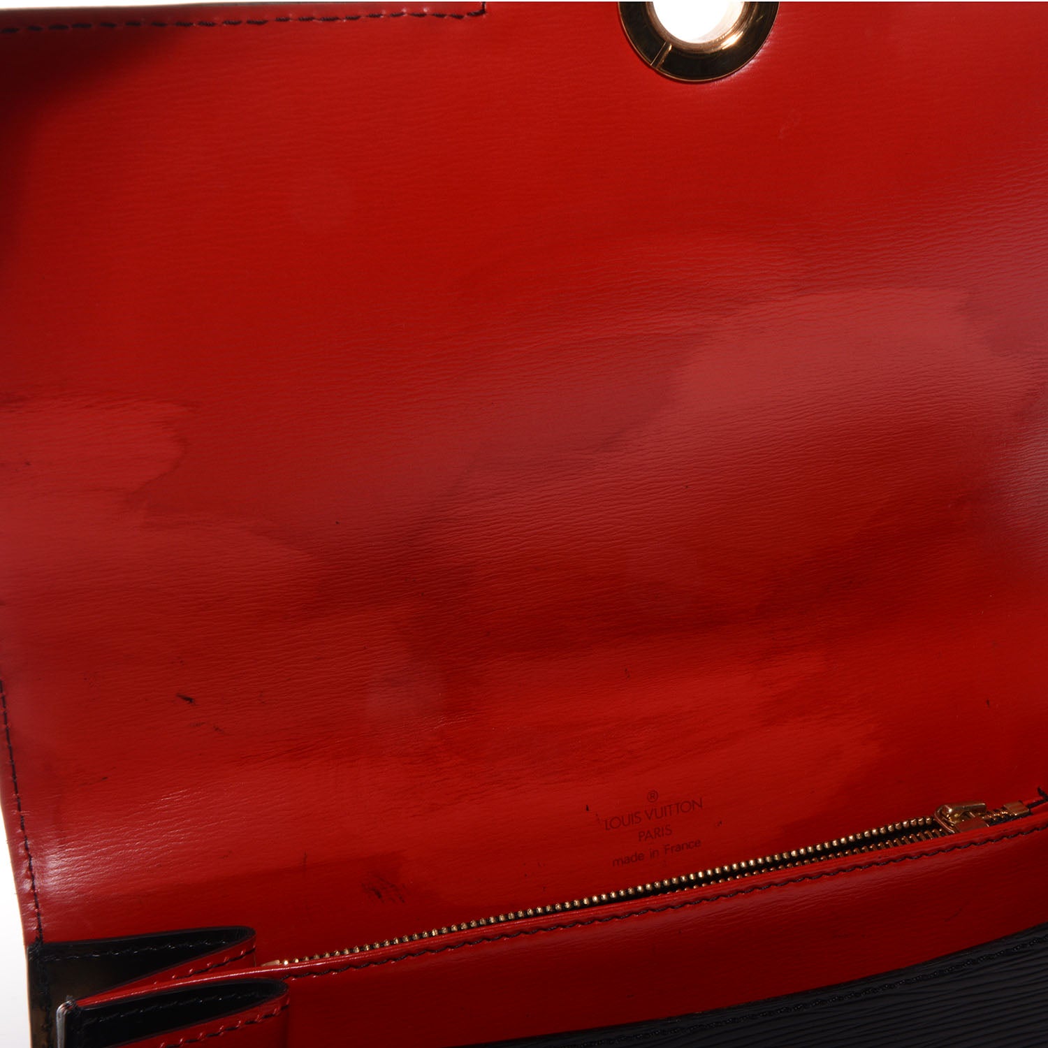 Louis Vuitton Epi Sac Friedland Black Red 8 of 8