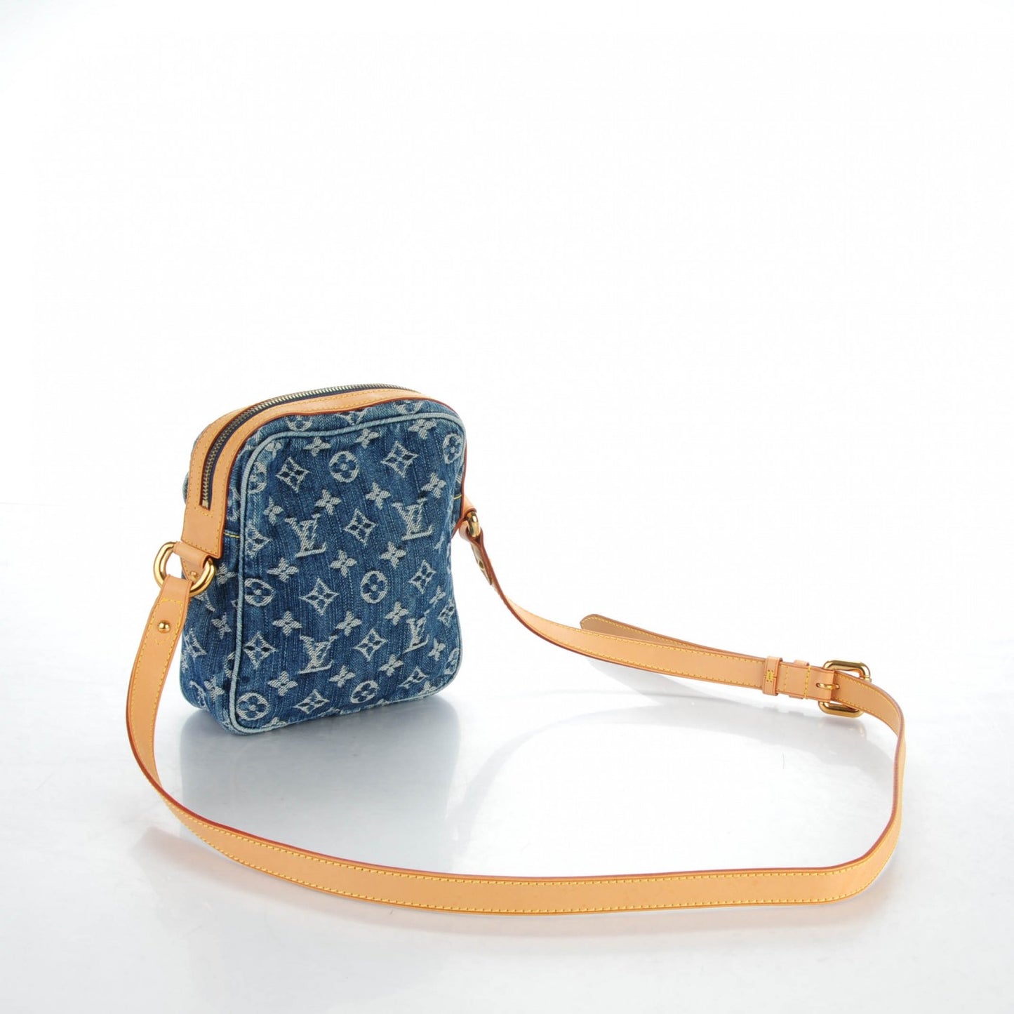 Denim Camera Bag Blue