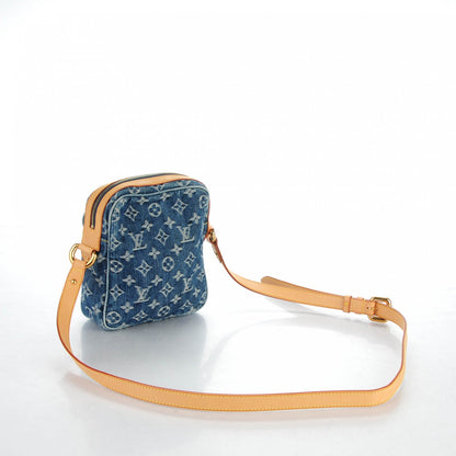 Louis Vuitton Denim Camera Bag Blue 3 of 7