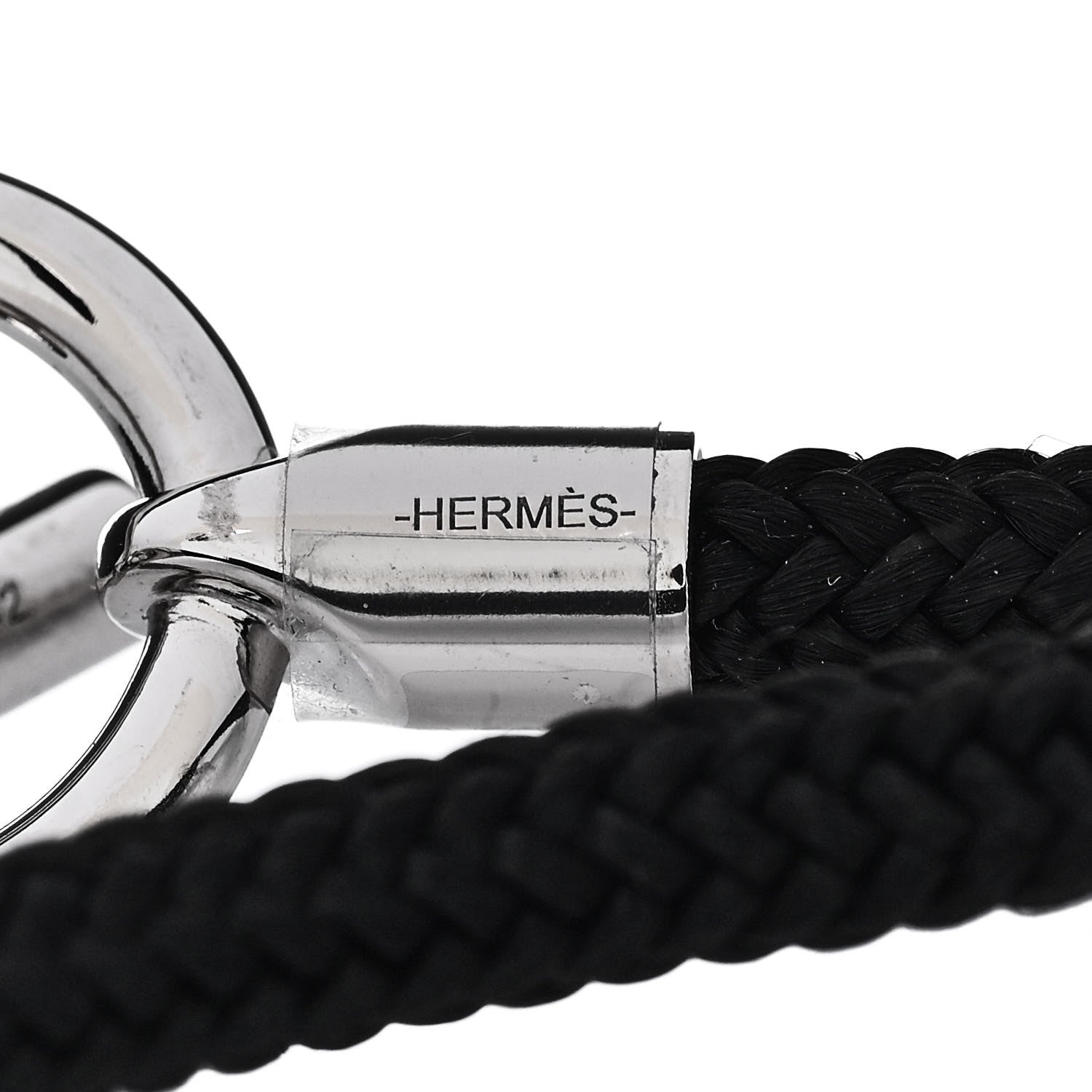 Hermes Silk Maxi Glenan Double Tour Bracelet Black 4 of 6