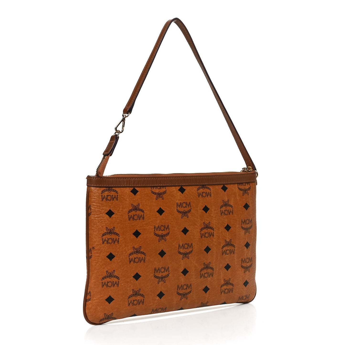 Visetos Liz Shopper Tote Pouch Cognac