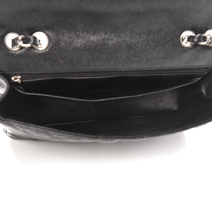 Chanel Caviar Quilted Jumbo Single Flap Black 6 of 8