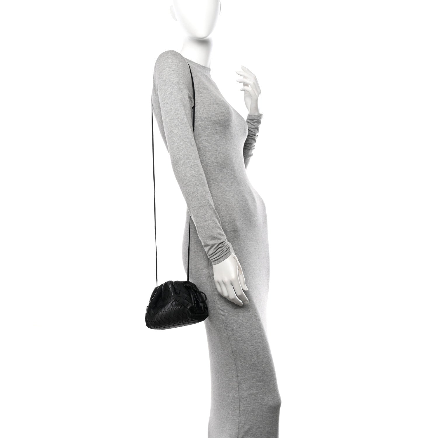 Bottega Veneta Nappa Intrecciato The Mini Pouch Black 2 of 12