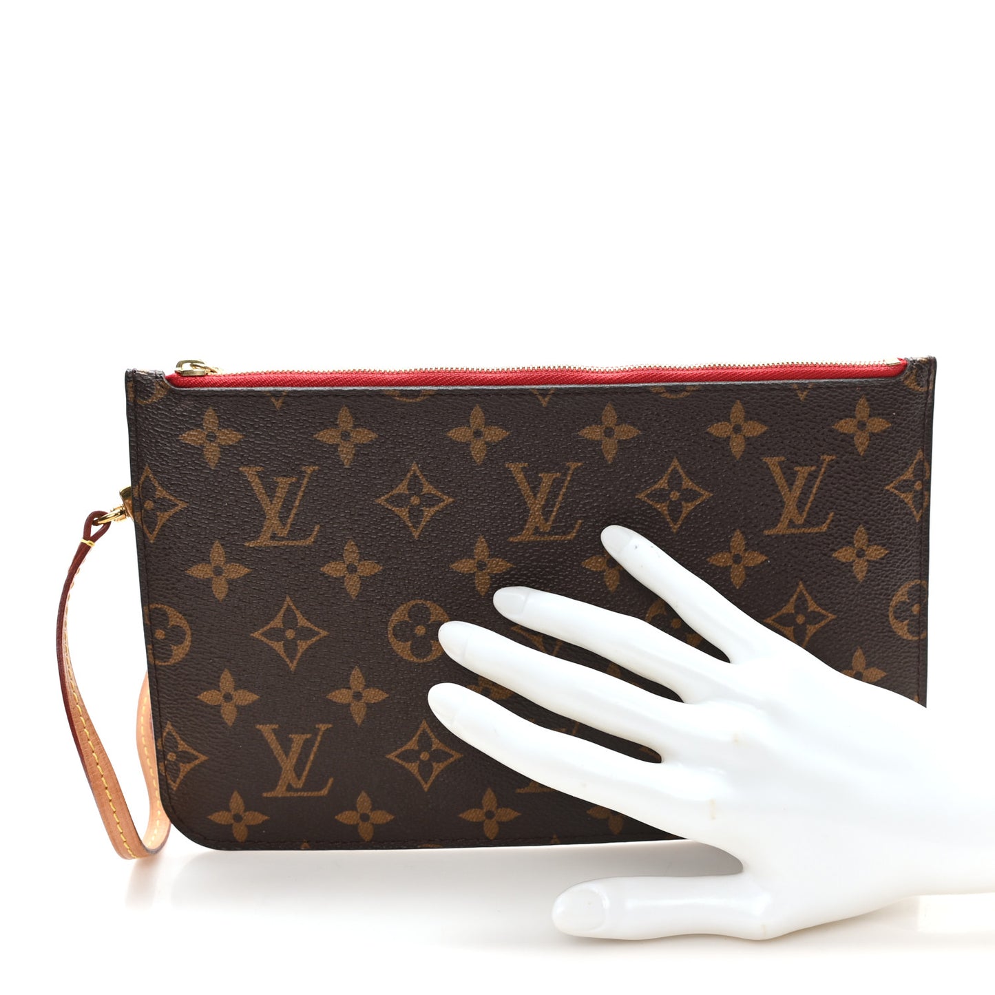 Monogram Neverfull MM GM Pochette Cherry