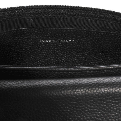 Chanel Caviar Half Moon Wallet On Chain WOC Black 10 of 11
