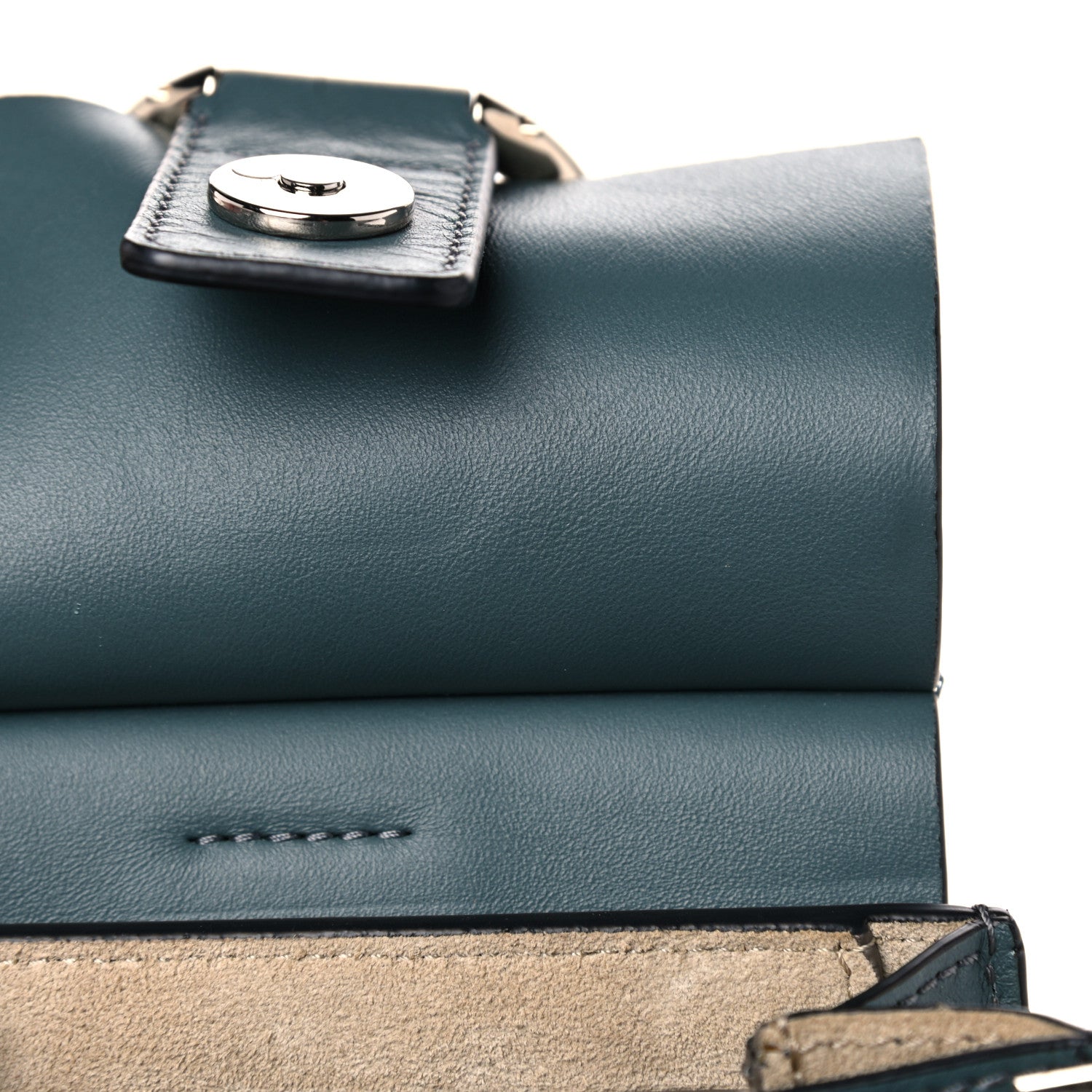 Chloe Suede Calfskin Mini Faye Bracelet Bag Cloudy Blue 9 of 12