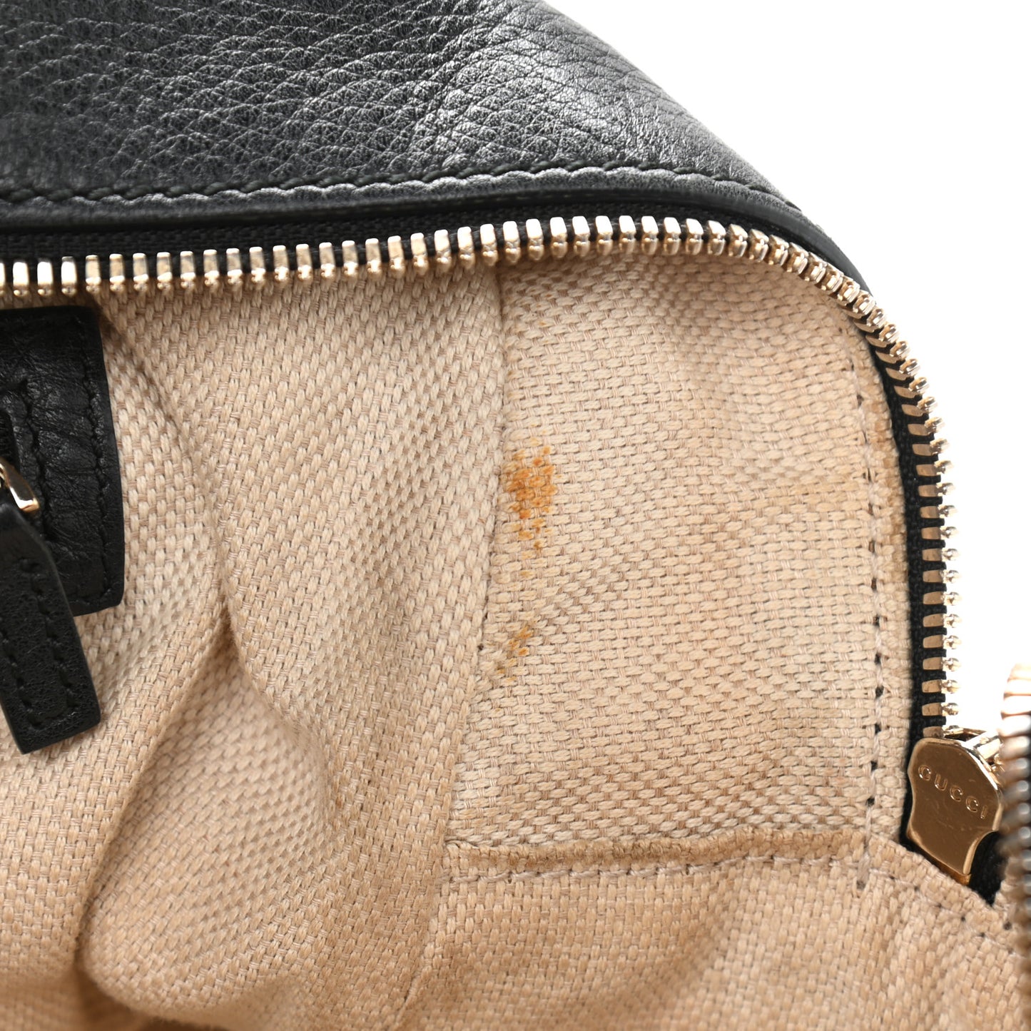 Pebbled Calfskin Medium Soho Bowler Black