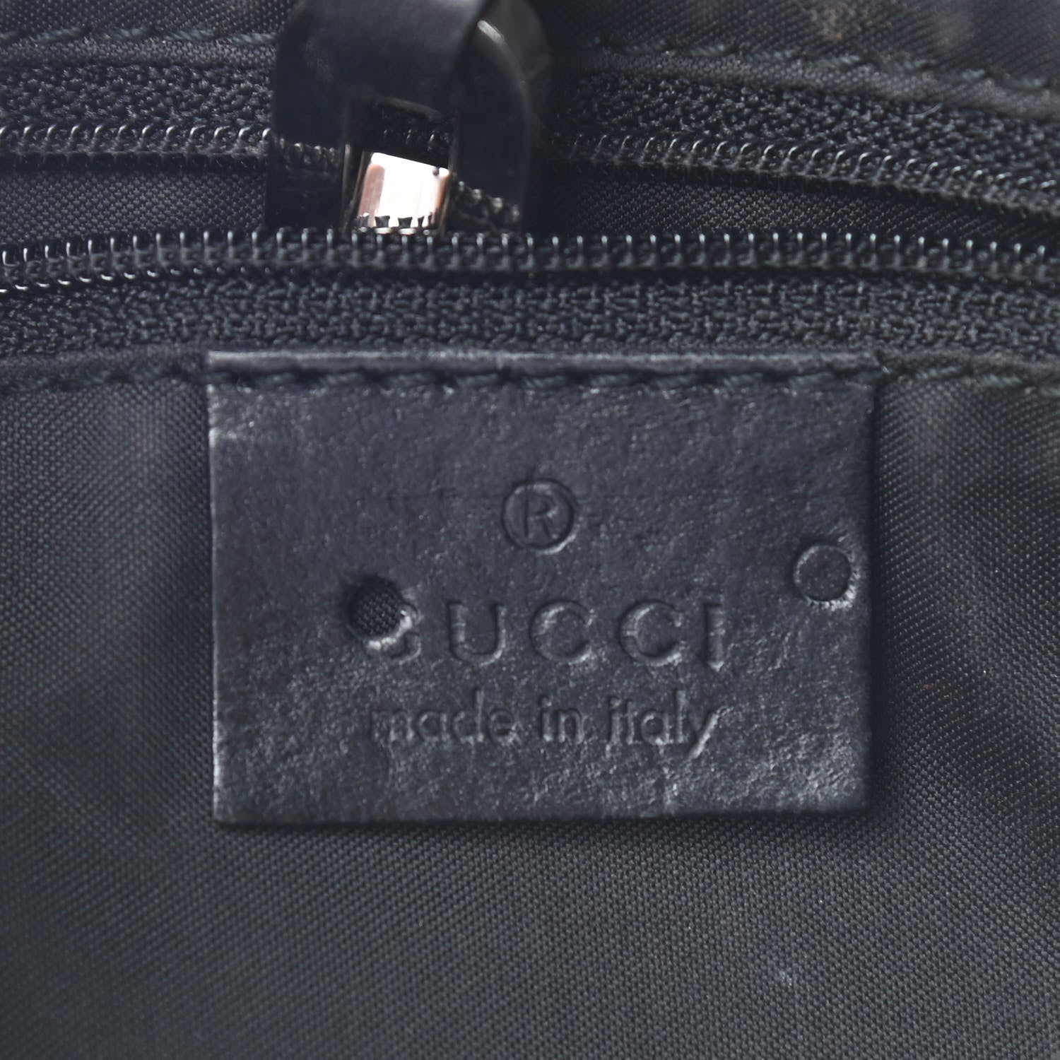 Gucci Canvas Calfskin Jackie O Hobo Black Tan 6 of 11