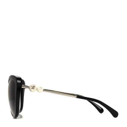 Chanel Acetate Pearl Polarized Winter Butterfly Sunglasses 5338-H-A Black 3 of 7