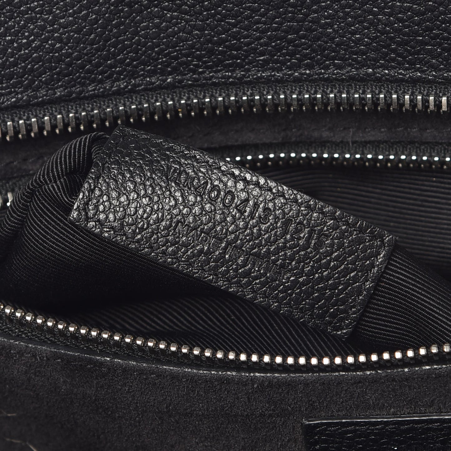 Grained Calfskin Small Cabas Rive Gauche Black