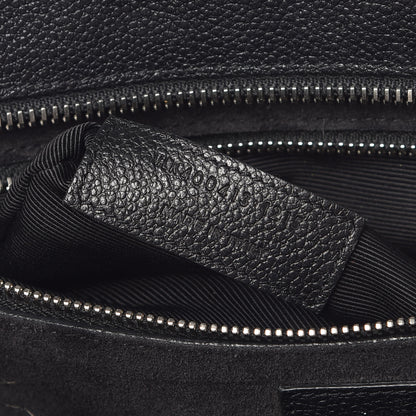 Saint Laurent Grained Calfskin Small Cabas Rive Gauche Black 9 of 13