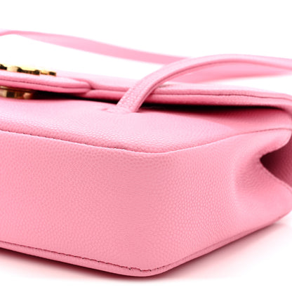 Chanel Shiny Caviar Mini Preppy Coco Shoulder Bag Pink 10 of 11