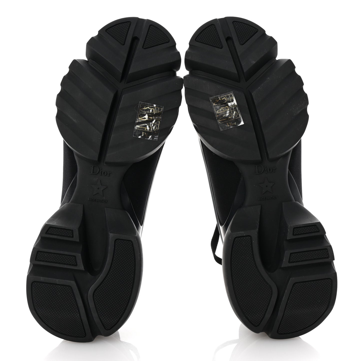 Neoprene Rubber Womens D-Connect Sneakers 38 Black