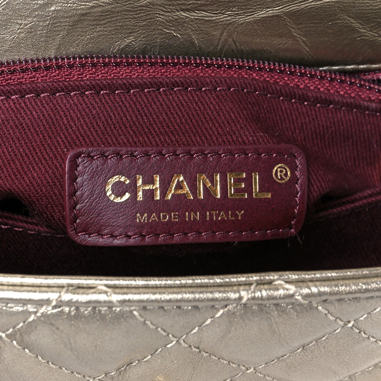 Chanel Metallic Aged Calfskin Quilted Mini Coco Handle Flap Gold 6 of 11