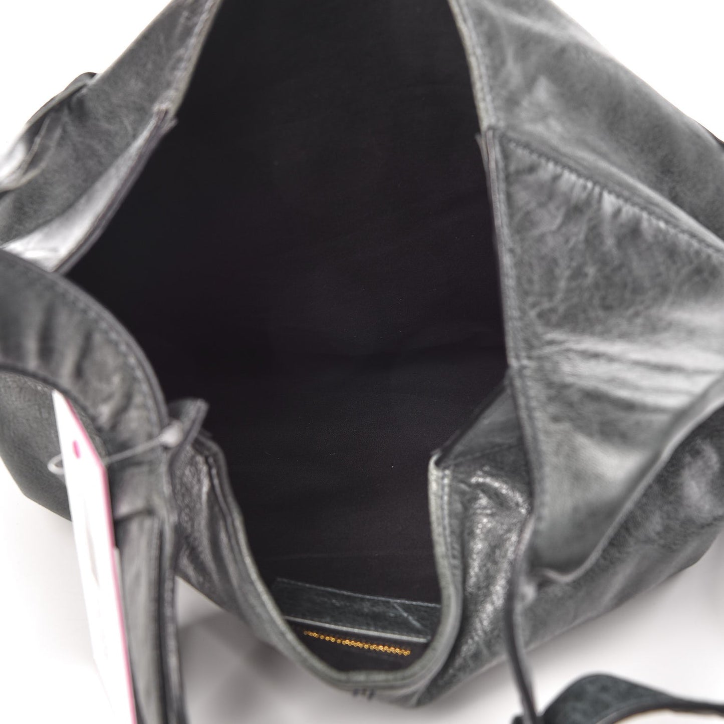 Agneau Giant 21 Gold Hardware Maxi Besace Messenger Anthracite